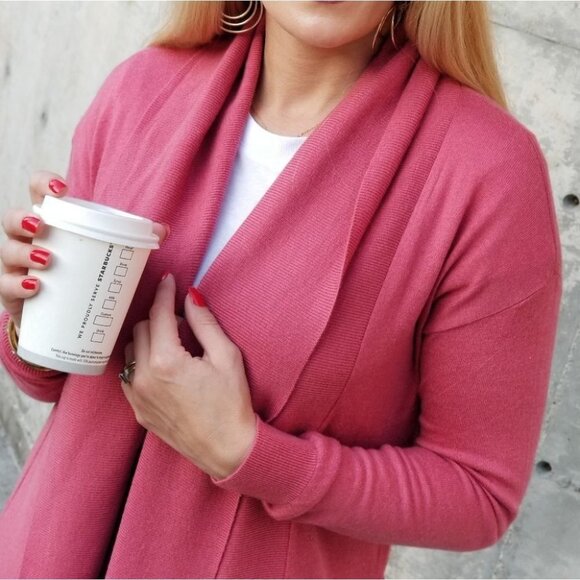 Knitted Cardigan - Pink - Picture 6 of 7